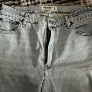 Abercrombie and Fitch the ankle straight ultra high rise jean